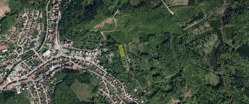 Pronájem zahrady, Luhačovice, 2071 m2