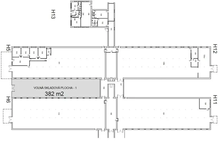 Pronájem skladu, Praha - Horní Počernice, Ve žlíbku, 382 m2