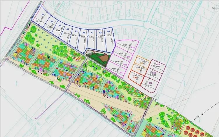 Prodej pozemku pro bydlení, Hrušovany u Brna, Pod Střediskem, 767 m2