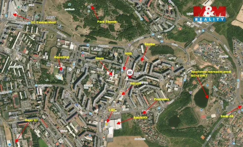 Prodej bytu 3+1, Most, Josefa Ševčíka, 67 m2