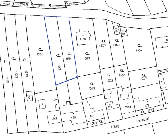 Prodej pozemku pro bydlení, Zlín, 722 m2