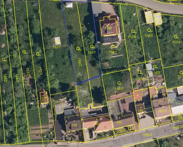 Prodej pozemku pro bydlení, Zlín, 722 m2