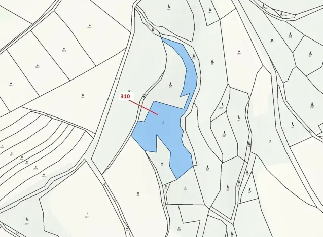 Dražba louky, Bouzov, 4766 m2