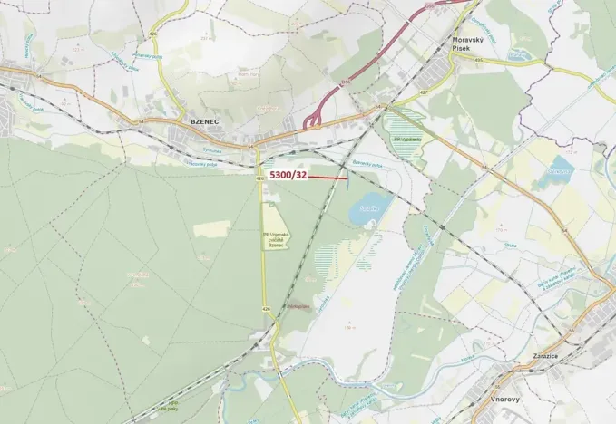 Dražba lesa, Bzenec, 4949 m2