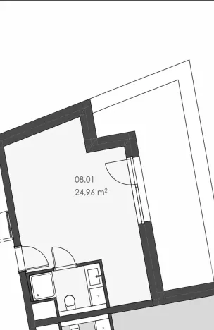 Pronájem bytu 1+kk, Praha - Smíchov, Plzeňská, 41 m2