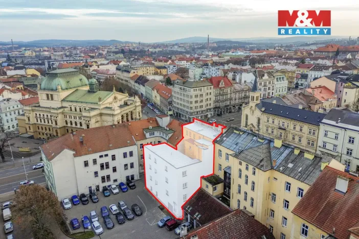 Pronájem bytu 1+1, Plzeň - Jižní Předměstí, Husova, 38 m2