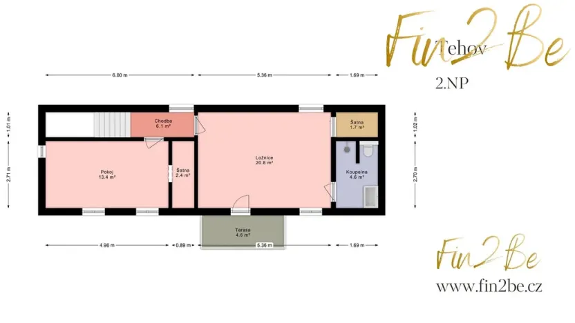 Prodej rodinného domu, Tehov, Dlouhá, 102 m2