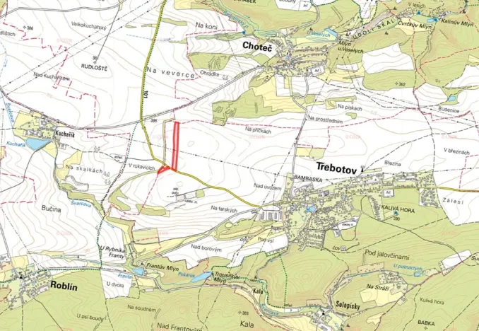Prodej pole, Třebotov, 23538 m2