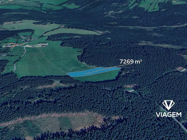 Prodej podílu pole, Strašín, 807 m2