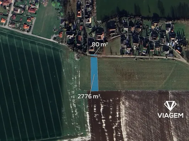 Prodej podílu pole, Pomezí, 357 m2