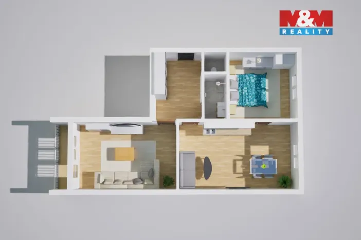 Prodej bytu 3+kk, Teplice, Antala Staška, 63 m2