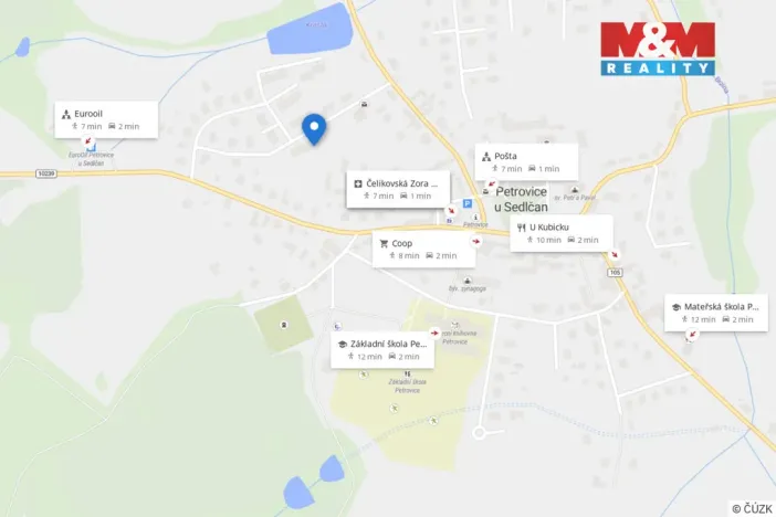 Pronájem bytu 2+1, Petrovice, 58 m2