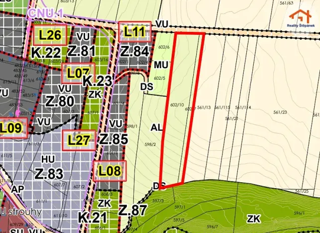 Prodej louky, Hůry, 8362 m2