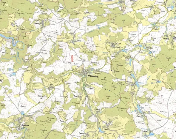 Prodej podílu pole, Křečovice, 10329 m2