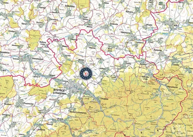 Prodej pole, Mrlínek, 4505 m2