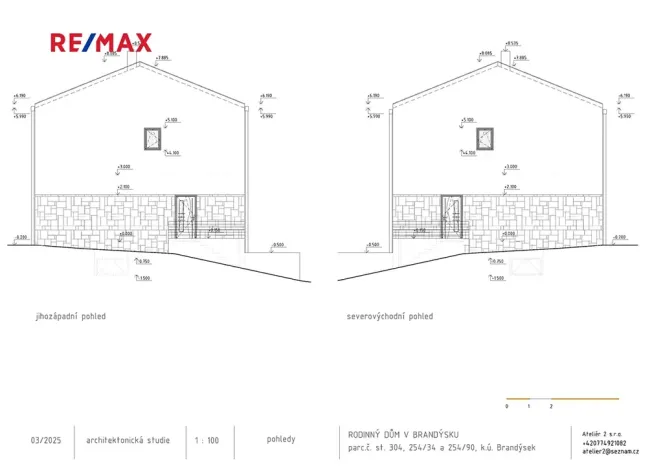 Prodej pozemku pro bydlení, Brandýsek, Ve višňovce, 1735 m2
