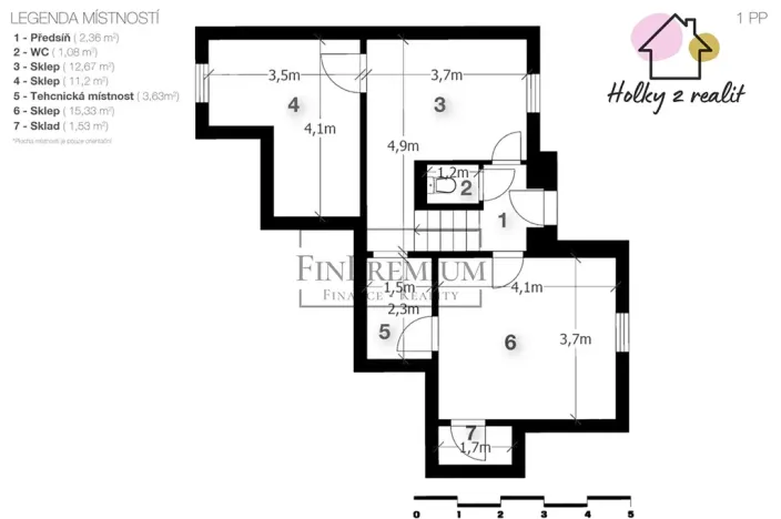 Prodej rodinného domu, Praha - Kunratice, Strouhalova, 134 m2