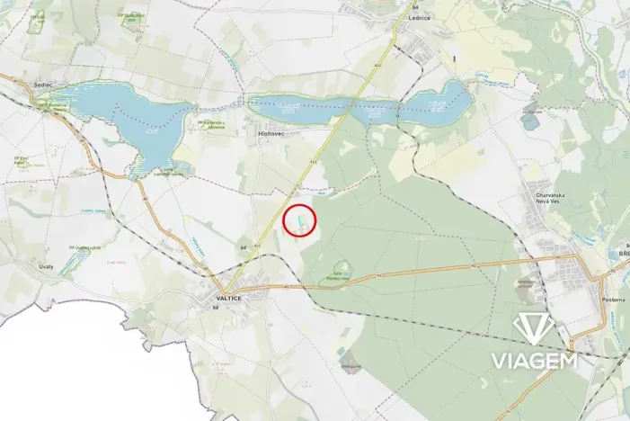 Prodej podílu pole, Valtice, 1885 m2