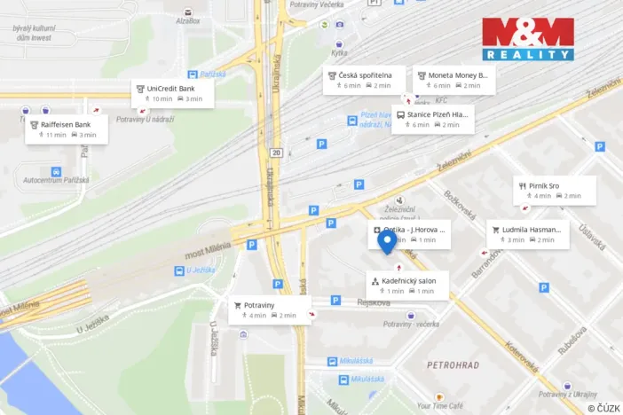 Pronájem obchodního prostoru, Plzeň - Východní Předměstí, Koterovská, 57 m2