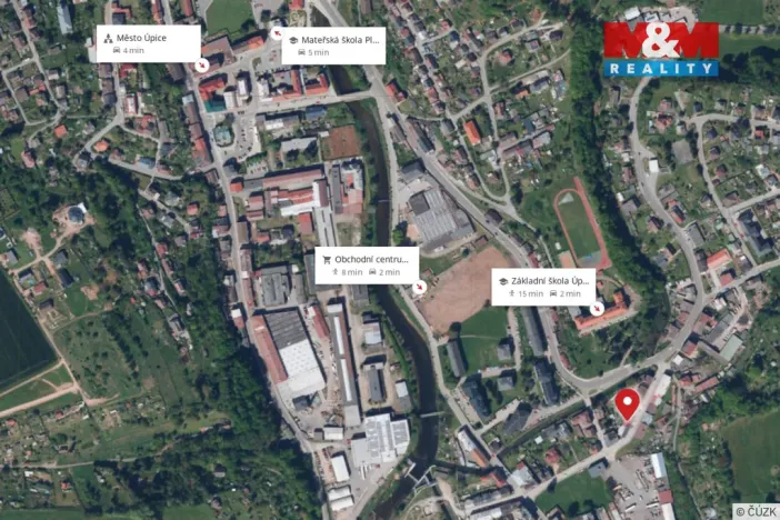 Pronájem bytu 1+1, Úpice, Spojenců, 39 m2