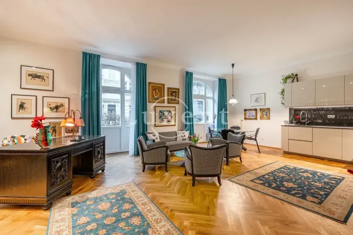 Pronájem bytu 3+kk, Praha - Bubeneč, Šmeralova, 111 m2