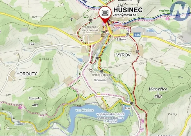 Prodej činžovního domu, Husinec, Jeronýmova, 400 m2