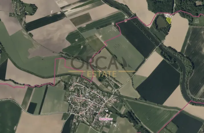 Prodej louky, Bezměrov, 3812 m2