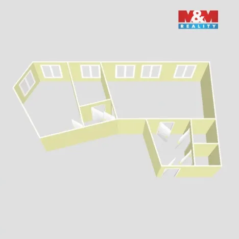 Pronájem bytu 2+kk, Habartice, 50 m2