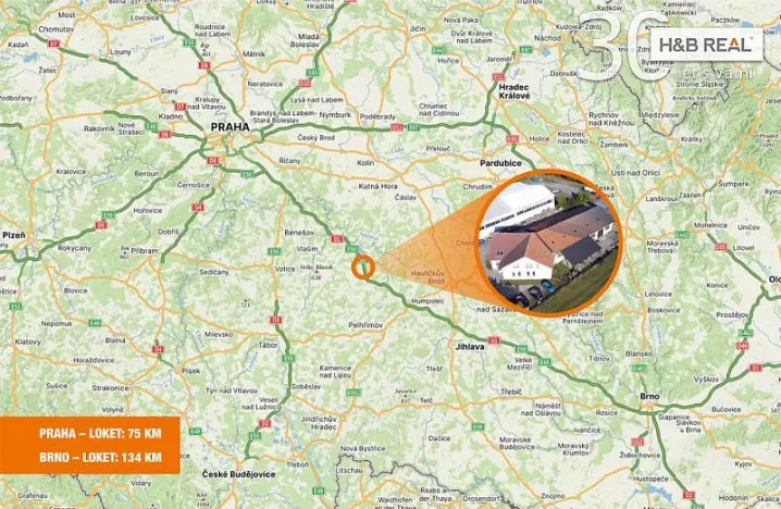 Prodej skladu, Loket, 4364 m2