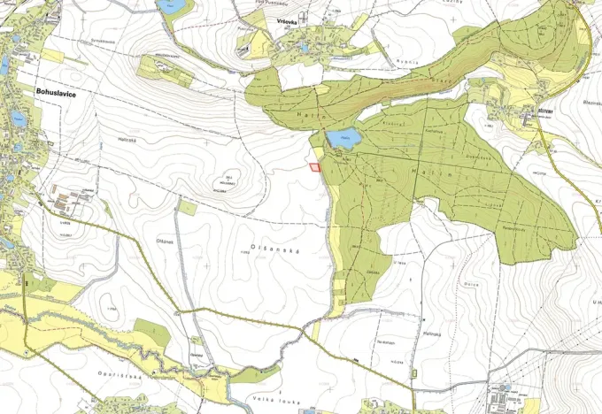 Prodej pole, Bohuslavice, 4151 m2