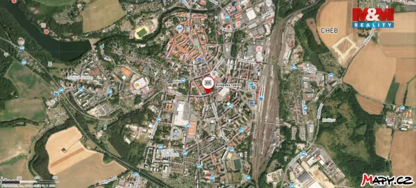 Pronájem bytu 3+1, Cheb, Evropská, 118 m2