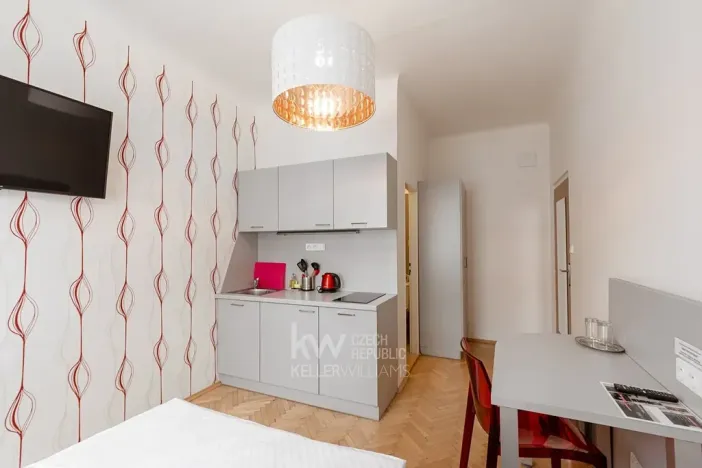 Pronájem bytu 1+kk, Praha - Nusle, Na Jezerce, 18 m2