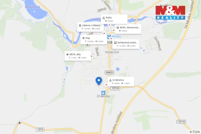 Pronájem bytu 3+kk, Mirotice, Za Truhlárnou, 59 m2