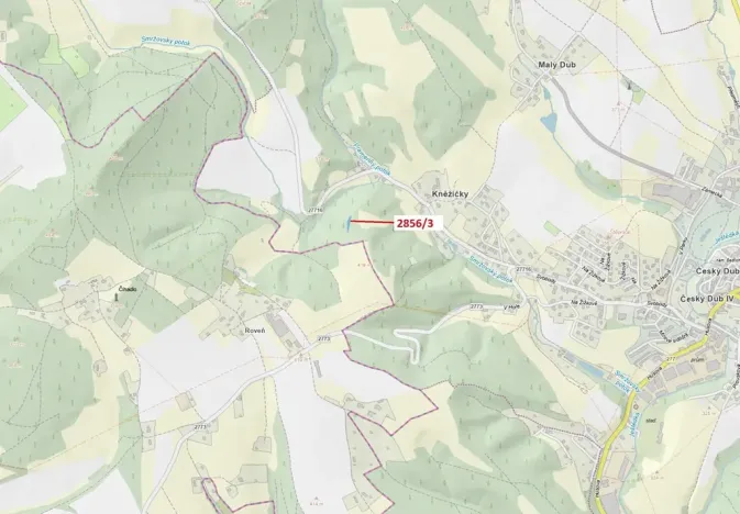 Dražba lesa, Český Dub, 448 m2