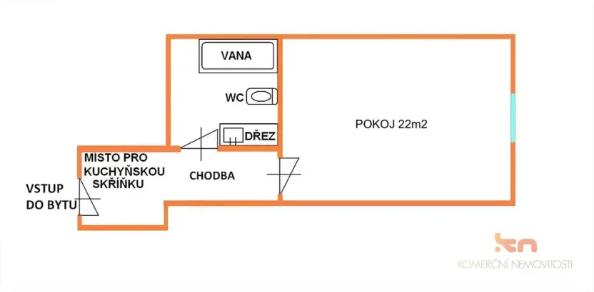 Pronájem bytu 1+kk, Brno, Kotlářská, 31 m2