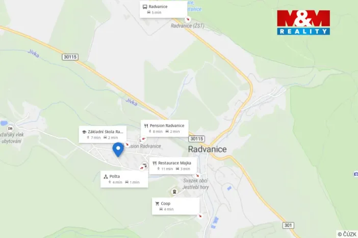 Pronájem bytu 3+1, Radvanice, 78 m2