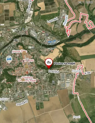 Prodej zahrady, Žatec, Pražská, 2070 m2