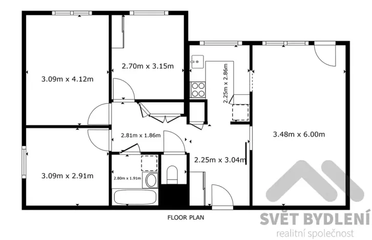 Prodej bytu 4+1, Praha - Záběhlice, Aubrechtové, 81 m2