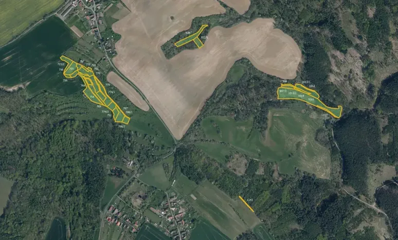 Prodej louky, Štětí, 44437 m2