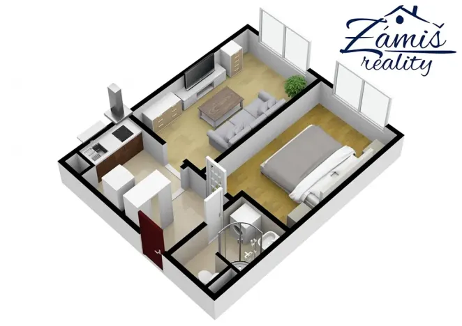 Prodej bytu 2+kk, Kladno, Holandská, 38 m2