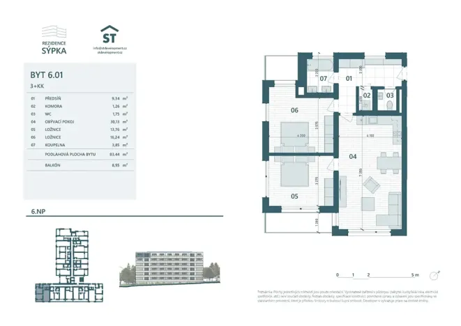 Prodej bytu 3+kk, Otrokovice, tř. Tomáše Bati, 83 m2