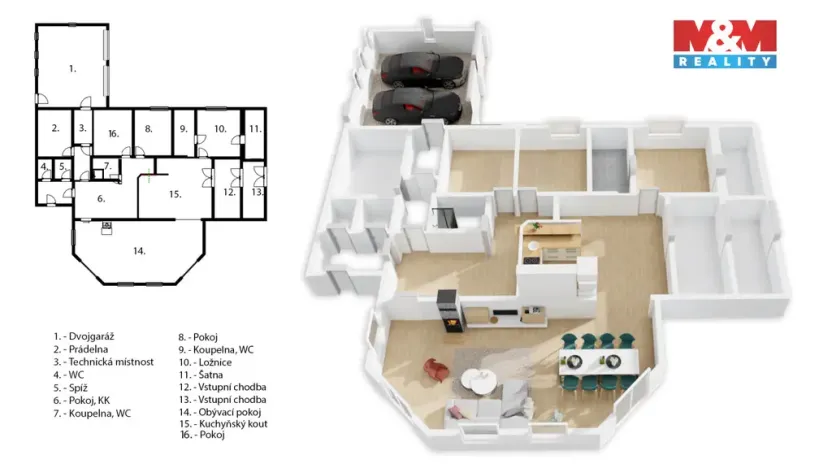 Prodej rodinného domu, Ctiboř, 285 m2