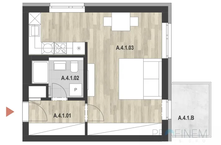Pronájem bytu 1+1, Rychnov nad Kněžnou, Javornická, 38 m2