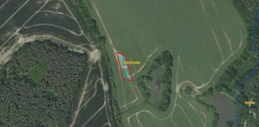 Prodej pole, Zbýšov, 1310 m2