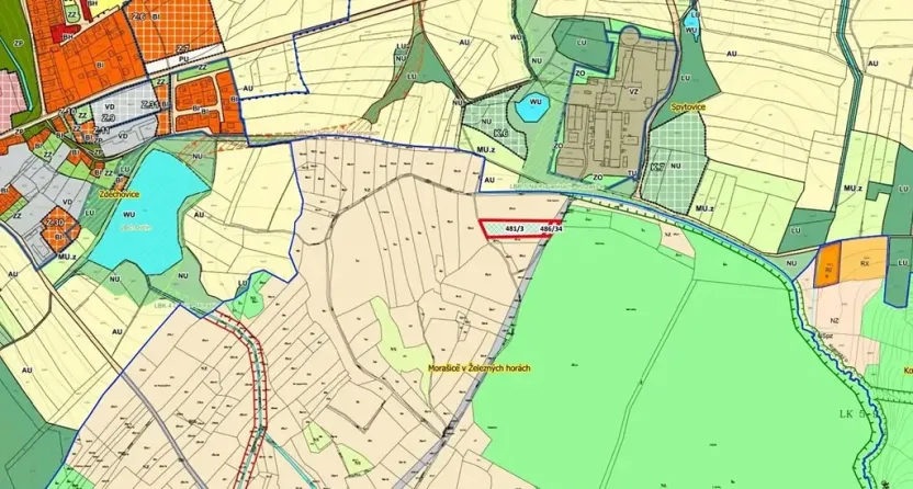 Prodej louky, Morašice, 5781 m2