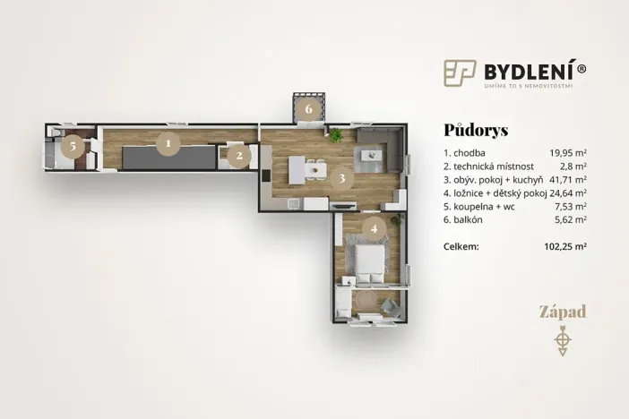 Prodej bytu 2+1, Teplice, Masarykova třída, 96 m2
