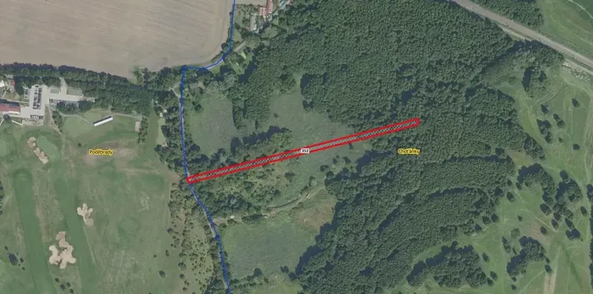 Prodej pozemku, Choťánky, 3021 m2