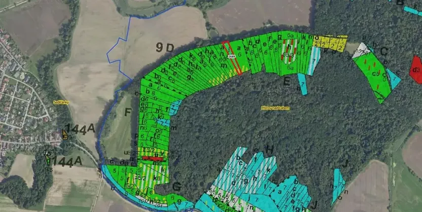 Prodej lesa, Přerov nad Labem, 2974 m2