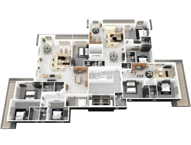 Prodej bytu 3+1, Trikomo, Kypr, 100 m2