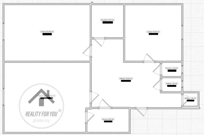 Prodej bytu 3+kk, Praha - Libeň, Heydukova, 99 m2